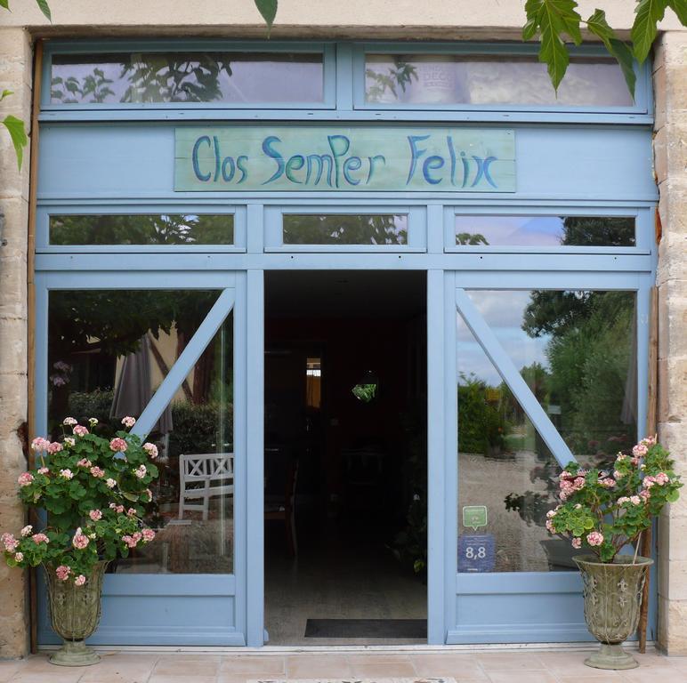 Chambres D'Hotes Du Clos Semper Felix Sainte-Bazeille Exterior foto
