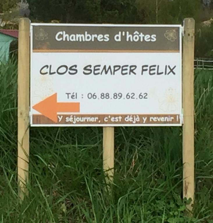 Chambres D'Hotes Du Clos Semper Felix Sainte-Bazeille Exterior foto